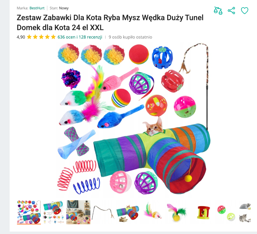 Miautunel - Zestaw 24 szt. Zabawek z Tunelem XXL | Nekoro™