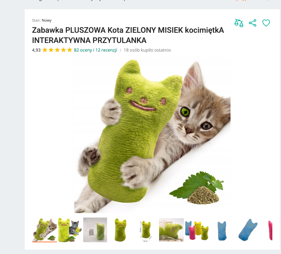 Miauhug - Pluszowa Przytulanka z Kocimiętką | Nekoro™