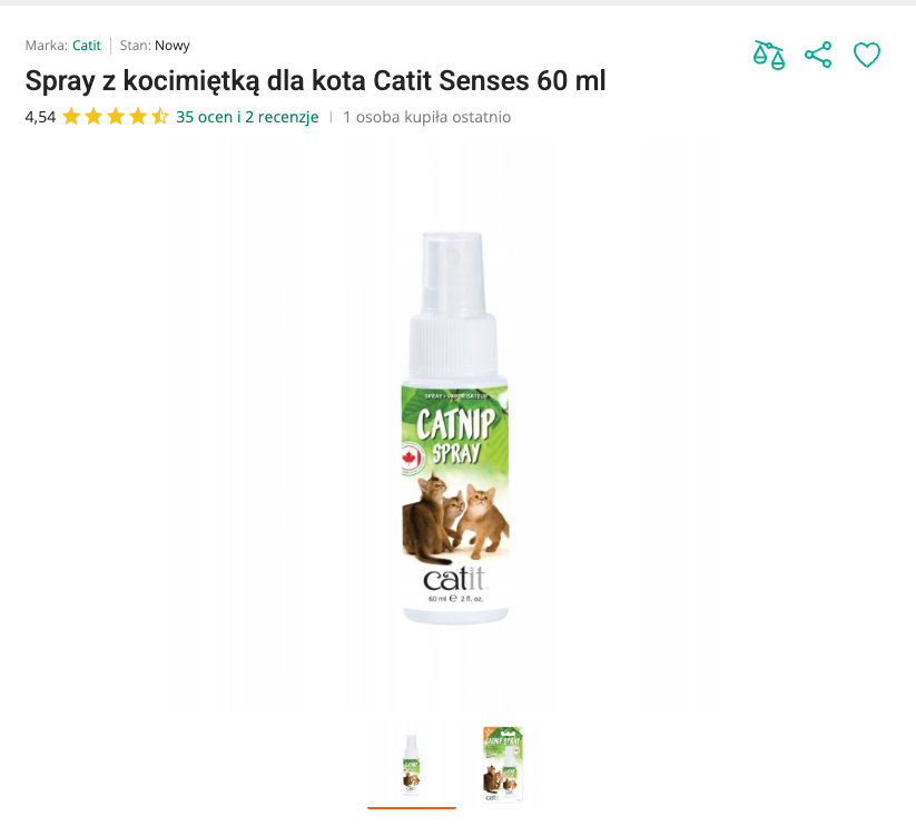 Miauspray - Spray z Kocimiętką 60 ml | Nekoro™