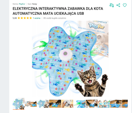 Miaumat - Automatyczna Mata Interaktywna USB | Nekoro™