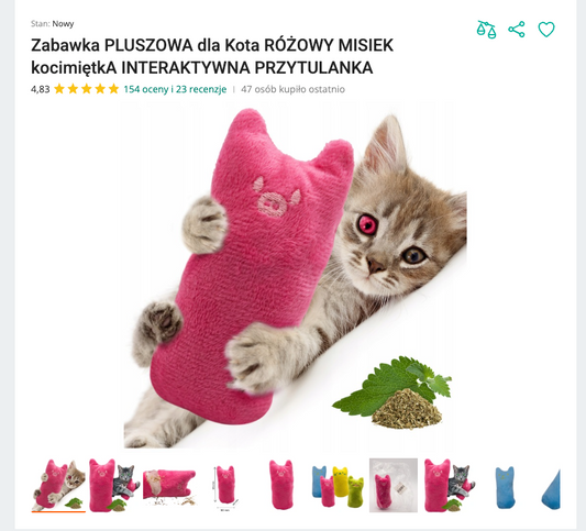 Miauhug - Pluszowa Przytulanka z Kocimiętką | Nekoro™