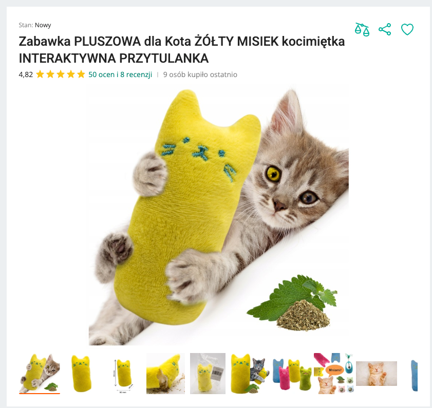 Miauhug - Pluszowa Przytulanka z Kocimiętką | Nekoro™