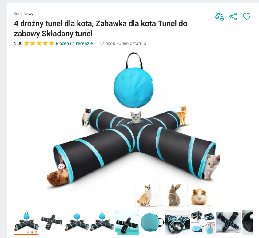Miaumaze - Składany Tunel 4-Drożny | Nekoro™