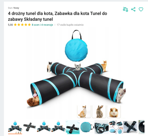 Miaumaze - Składany Tunel 4-Drożny | Nekoro™