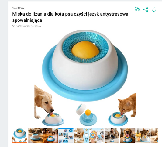 Miaulickbowl - Antystresowa Miska do Lizania | Nekoro™