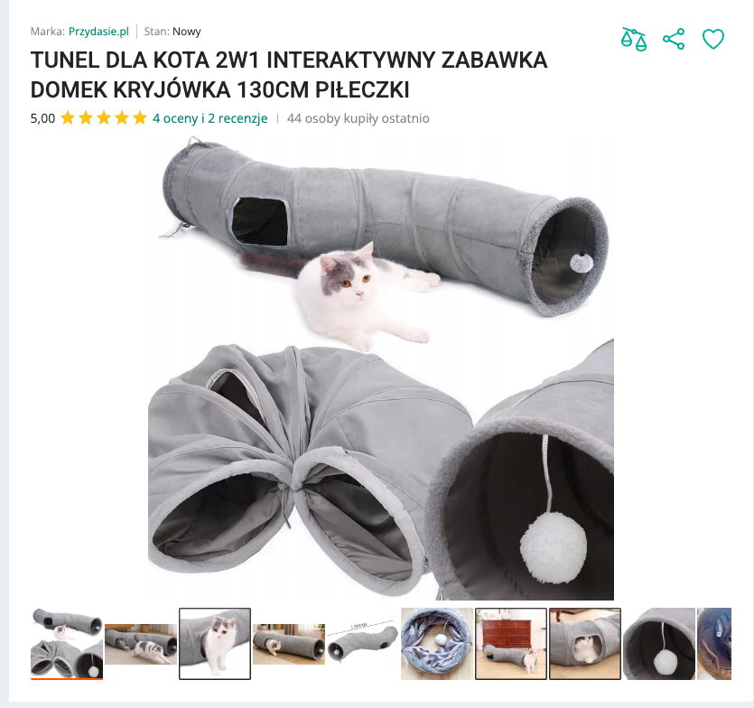 Miaucave - Pluszowy Tunel-Domek 130 cm | Nekoro™