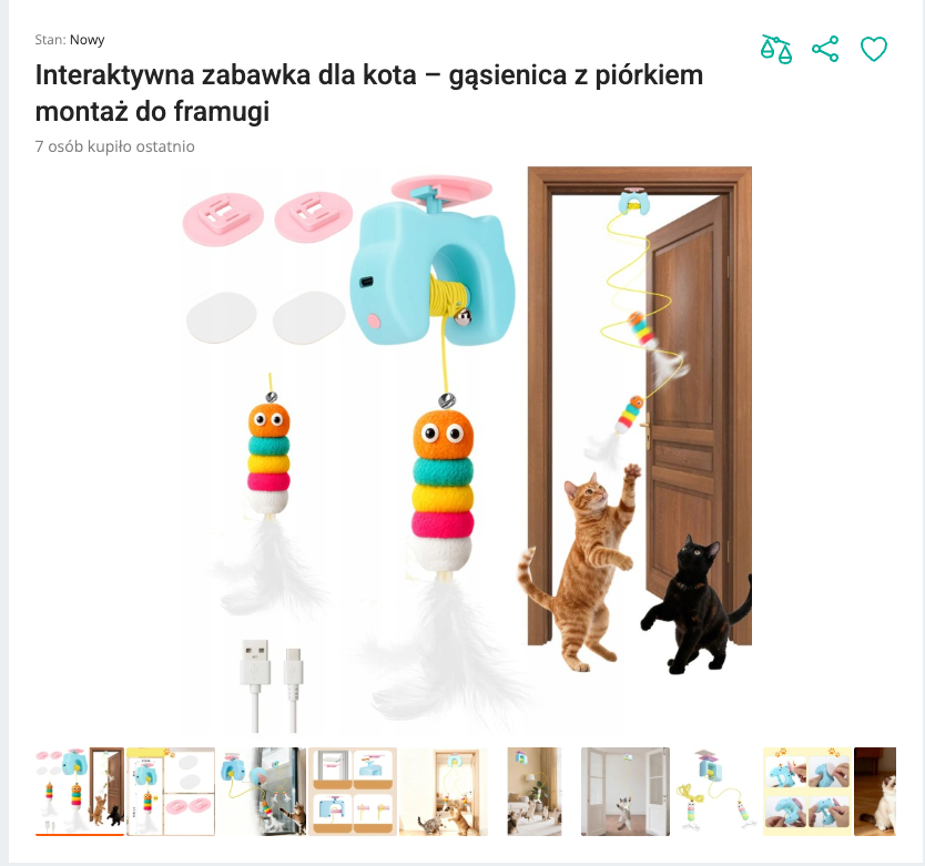Miaucrawl - Automatyczna Gąsienica na Framugę | Nekoro™