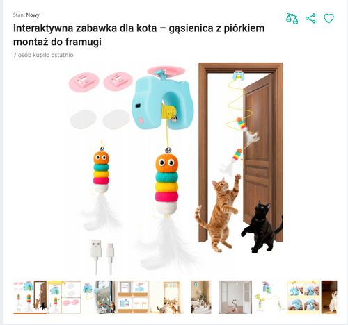 Miaucrawl - Automatyczna Gąsienica na Framugę | Nekoro™