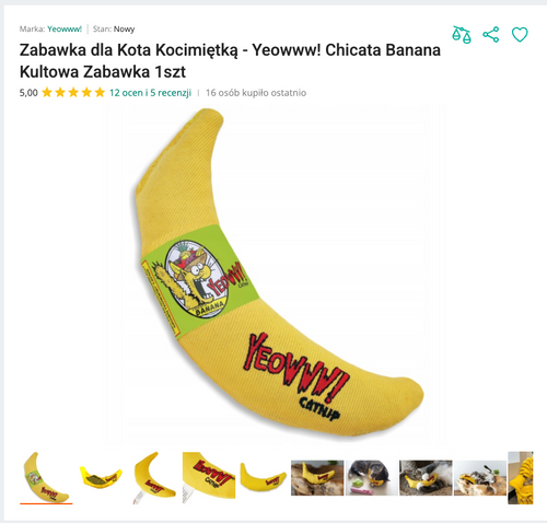 Miaubanana - Banan z Kocimiętką | Nekoro™