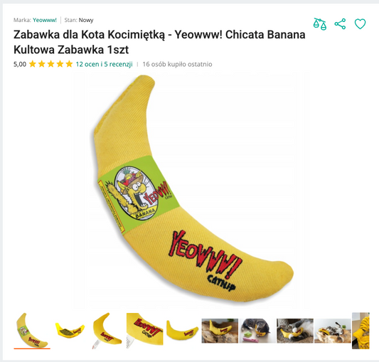 Miaubanana - Banan z Kocimiętką | Nekoro™