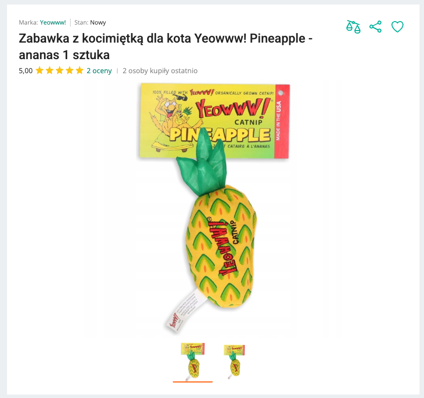Miauananas - Ananas z Kocimiętką | Nekoro™
