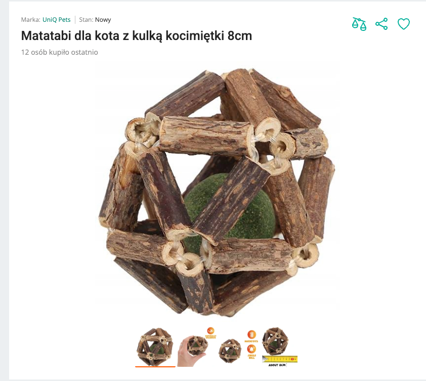 Miauorb - Kula Matatabi z Kocimiętką | Nekoro™