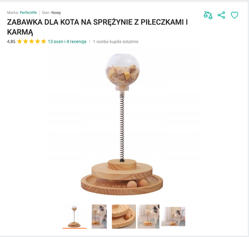 Miaufeeder - Drewniana Wieża z Podajnikiem Karmy | Nekoro™
