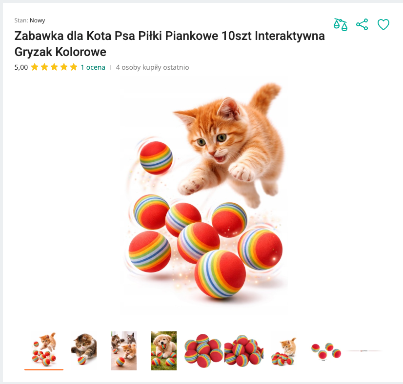 Miaurainbow - Piłki Piankowe interaktywne 10 szt. | Nekoro™