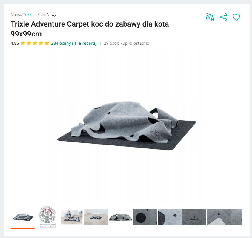 Miaucarpet - Filcowy Koc Kryjówka do Zabawy | Nekoro™