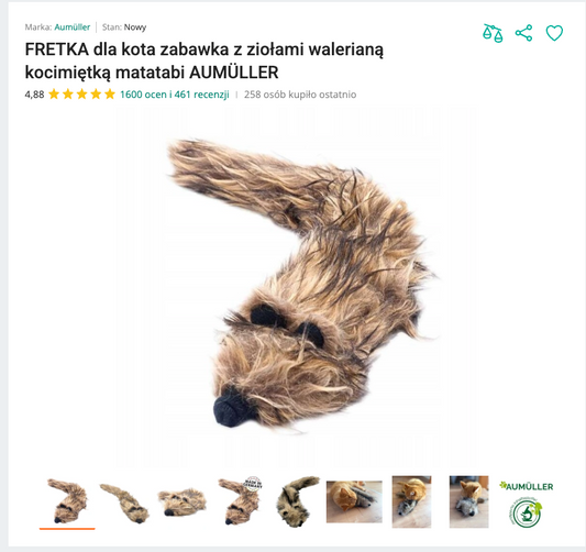 Miauweasel - Futrzana Fretka z Kocimiętką | Nekoro™