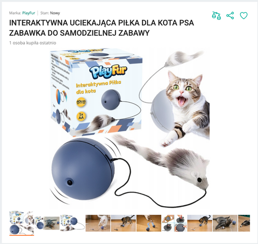 Miauchase - Uciekająca Piłka z Myszką | Nekoro™