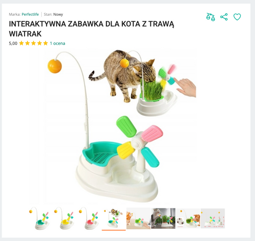 Miauwind - Wiatrak z Trawą i Piłką | Nekoro™