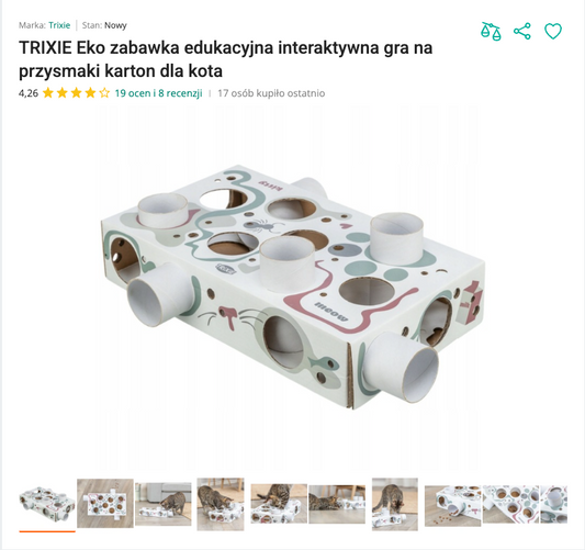 Miaubrain - Eko Kartonowa Gra na Przysmaki | Nekoro™