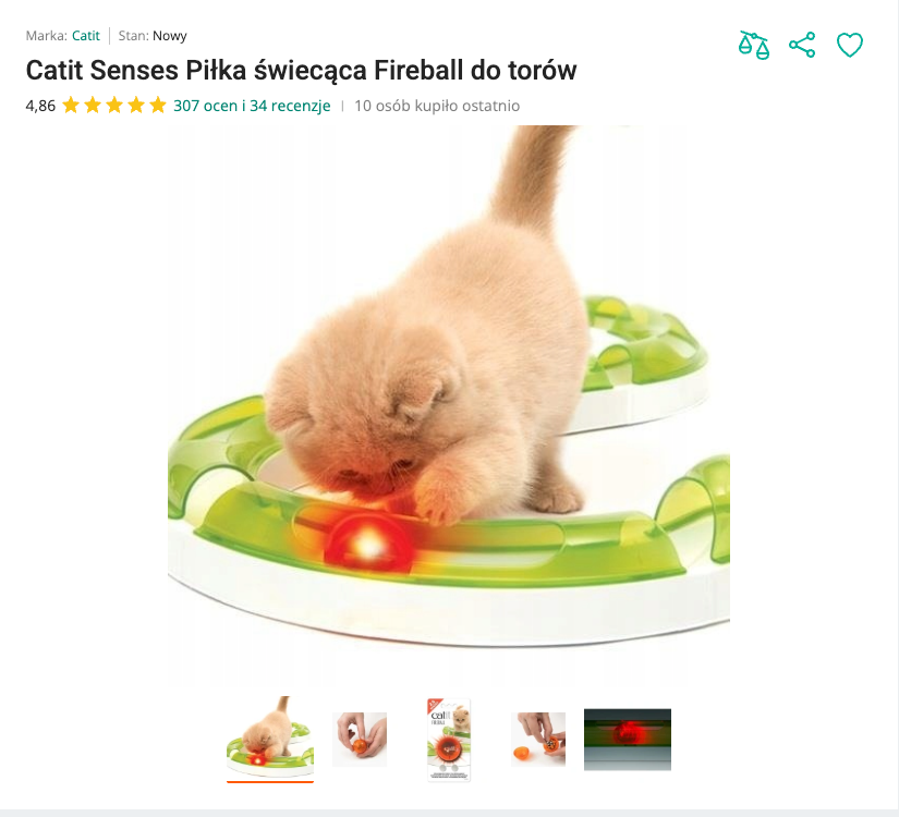 Miauember - Świecąca Piłka do Torów | Nekoro™