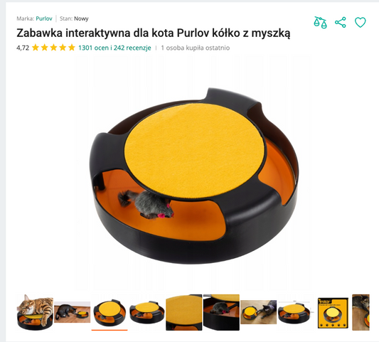 Miauspin - Karuzela z Myszką i Drapakiem | Nekoro™