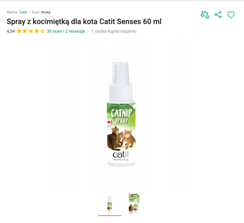 Miauspray - Spray z Kocimiętką 60 ml | Nekoro™